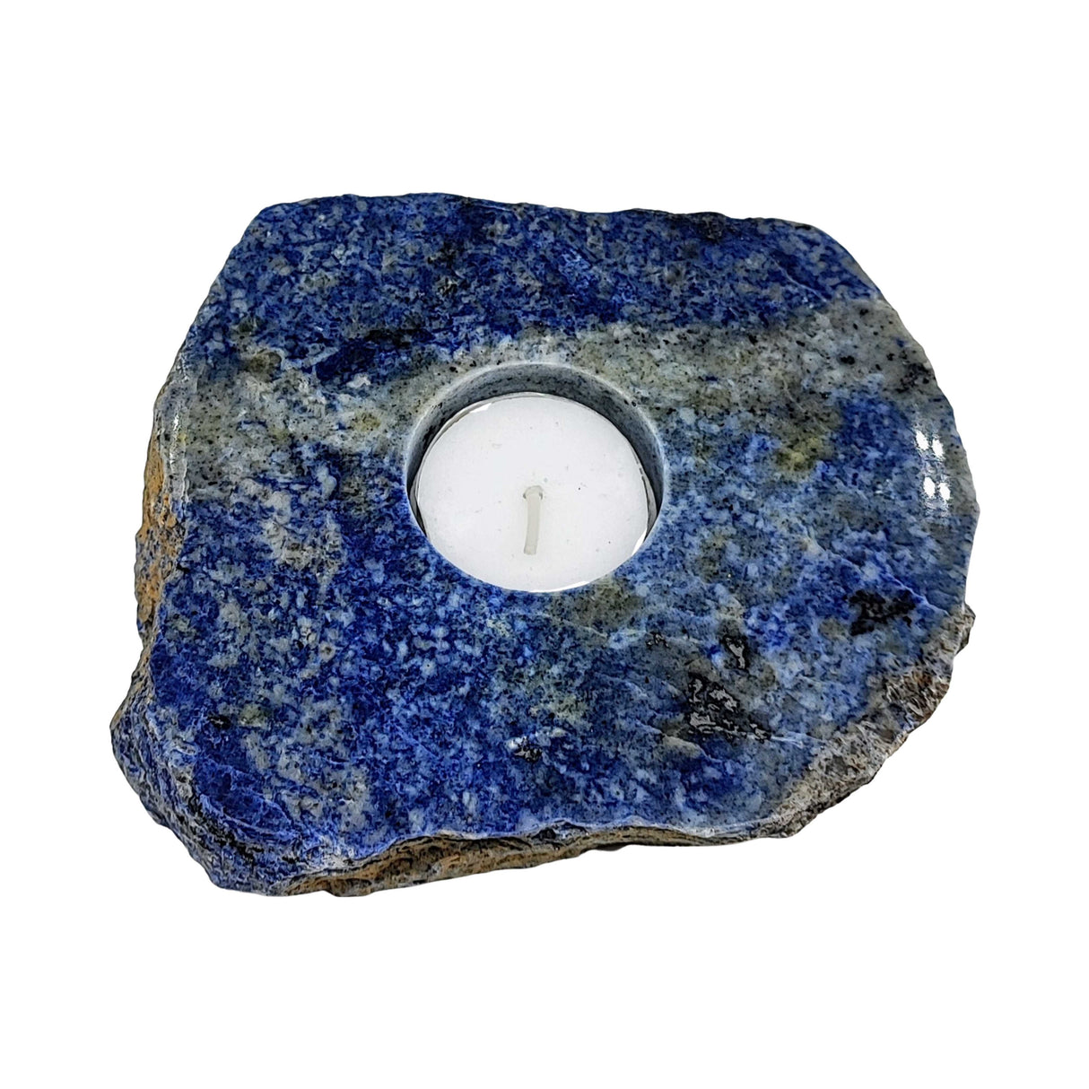 Candle Holder -Sodalite -Tea Light