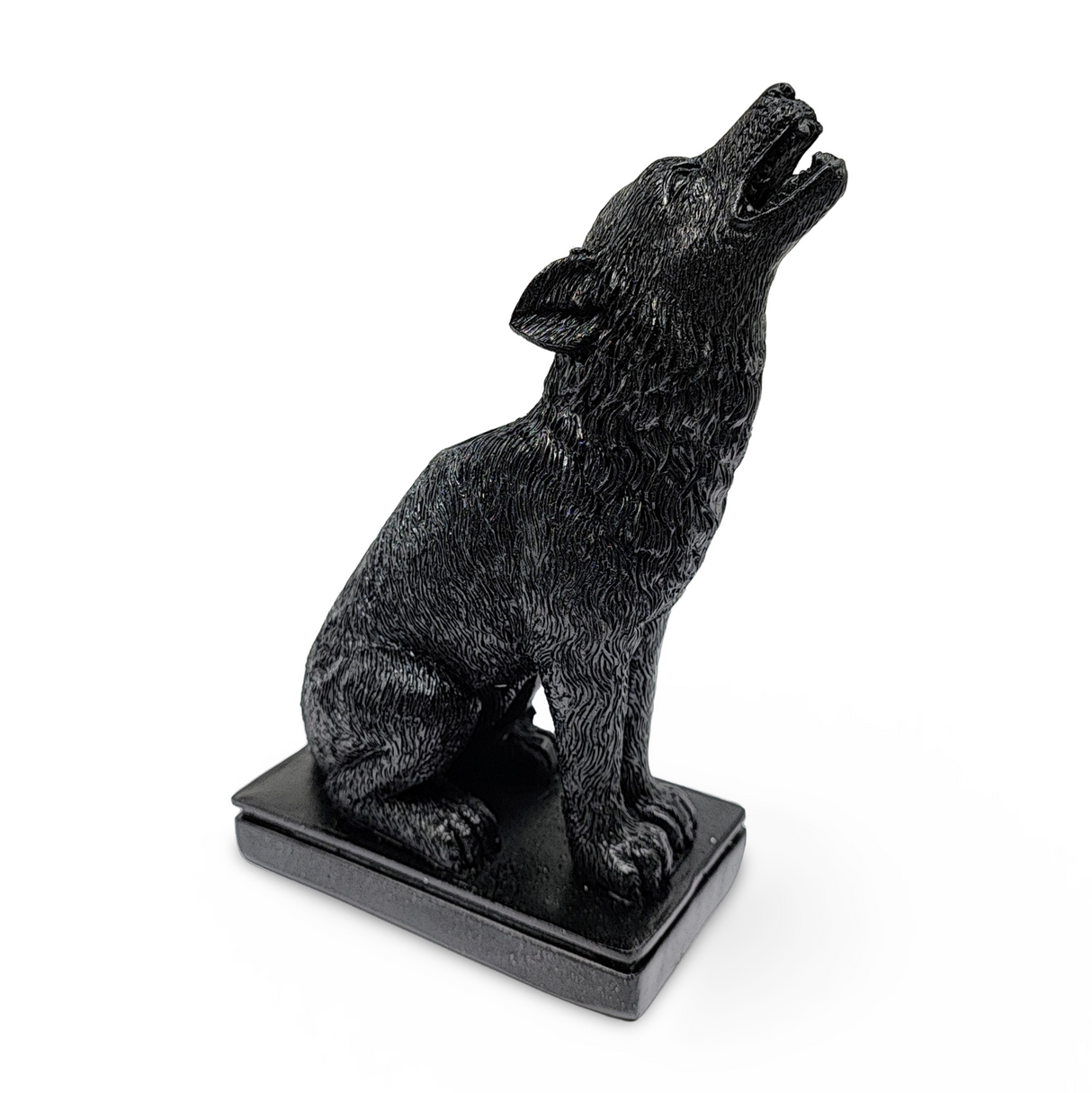 Candle Holder -Resin -Wolf