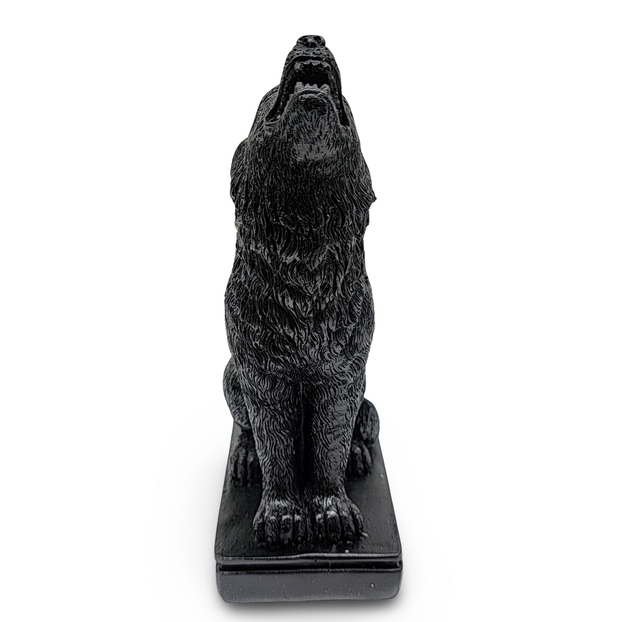 Candle Holder -Resin -Wolf