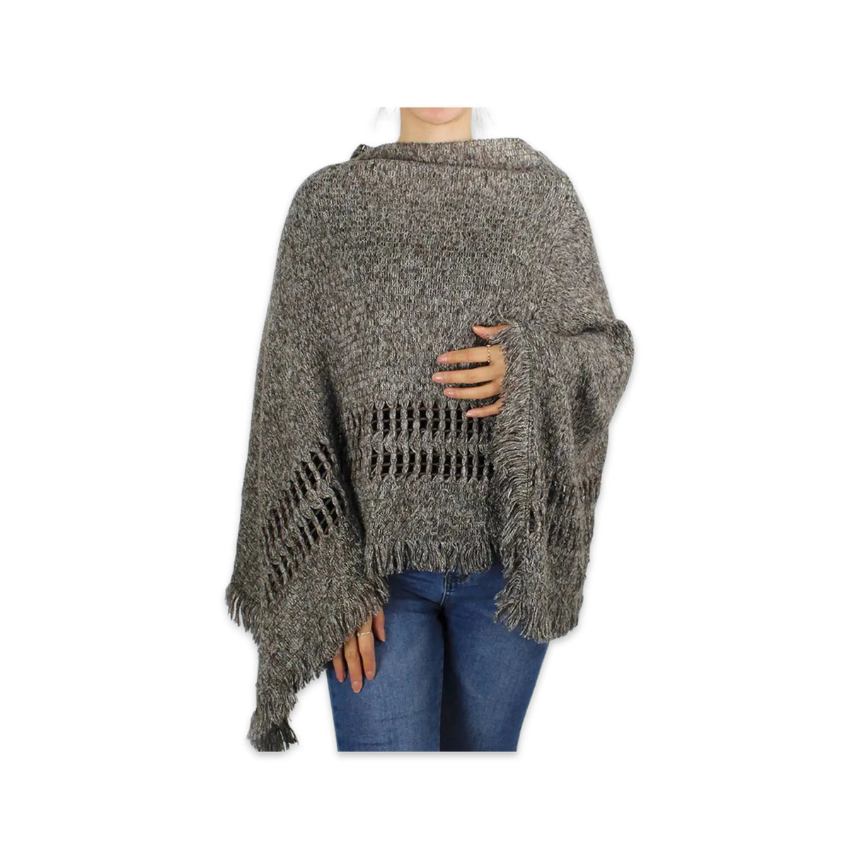 Clothing -Poncho Brown