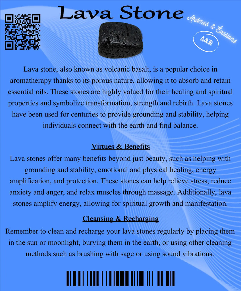 Descriptive Cards -Precious Stones & Crystals -Lava