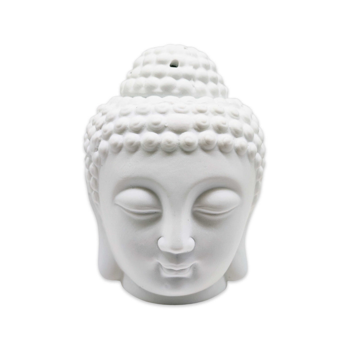 Diffuser -Oil & Wax Warmer -Ceramic -White Buddha Head