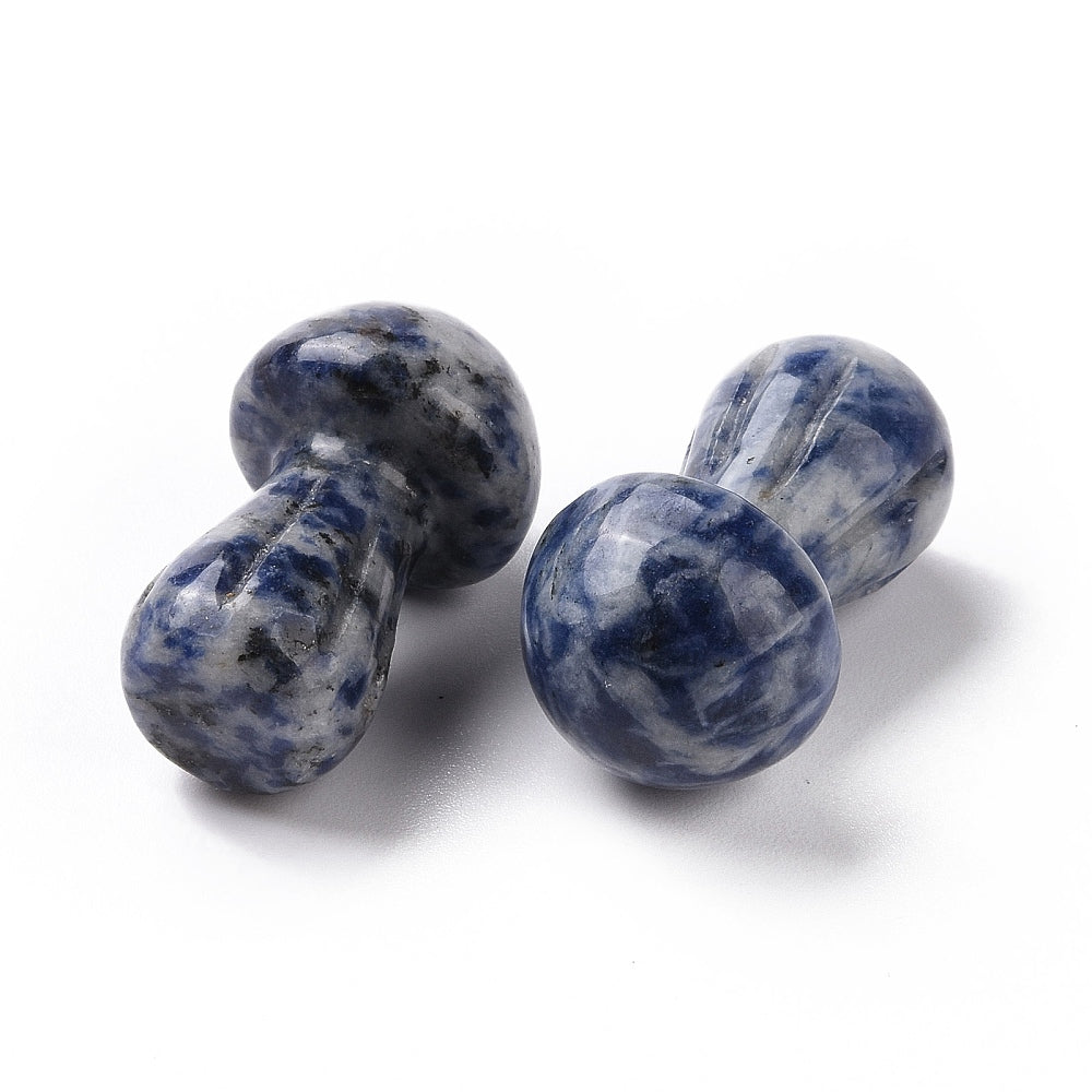 Stone - Blue Spot Jasper - Sculpture - Mushroom