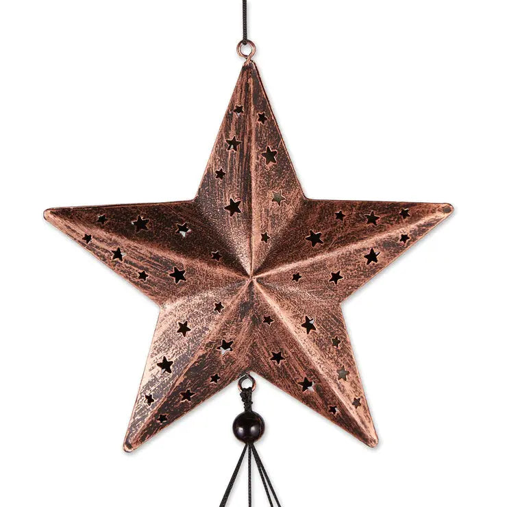 Home Decor -Wind Chimes -34 Bronze Stars