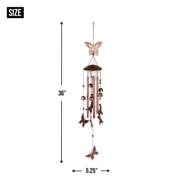 Home Decor -Wind Chimes -Fluttering Butterflies