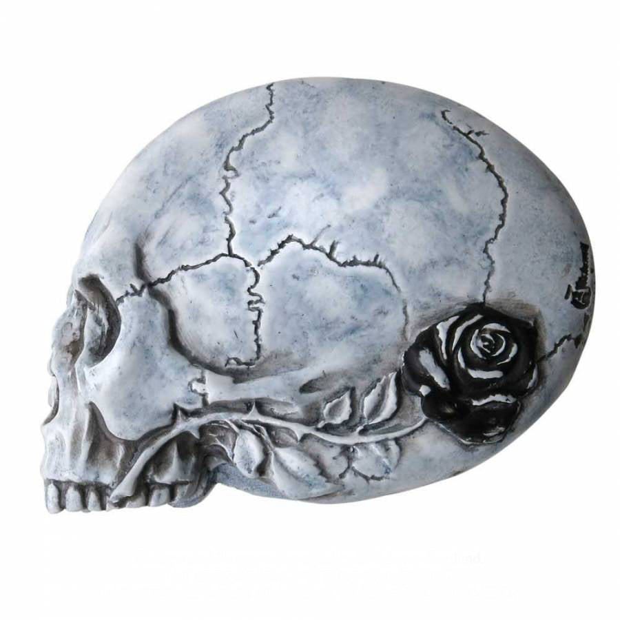 Home Decor -Compact Mirror -Skull & Raven