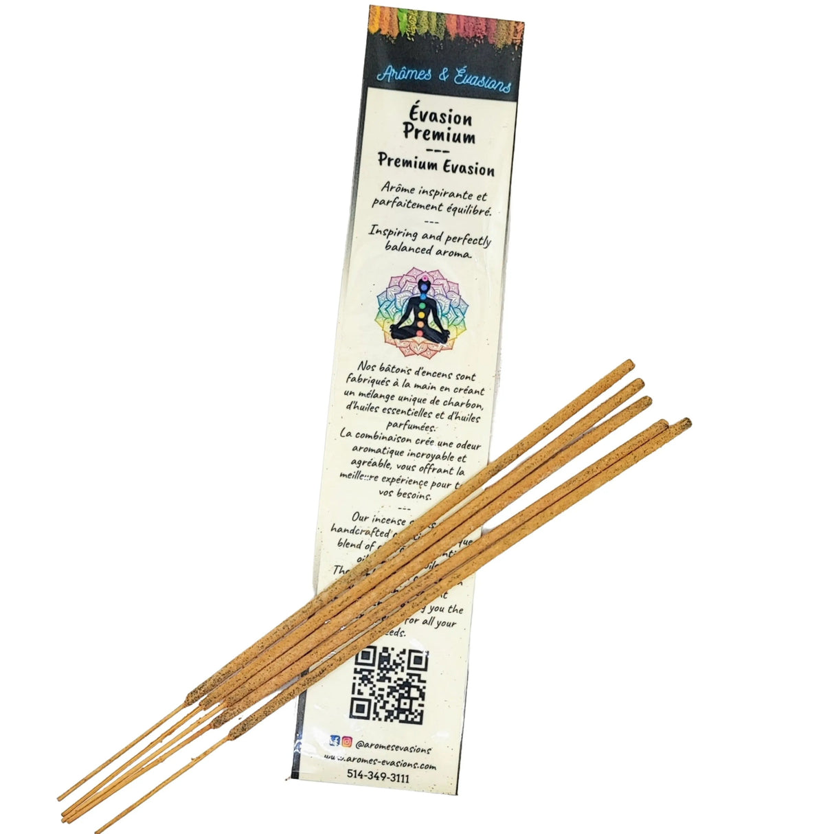 Incense Sticks - Premium Collection - Evasion - Pack of 5 Masala Sticks
