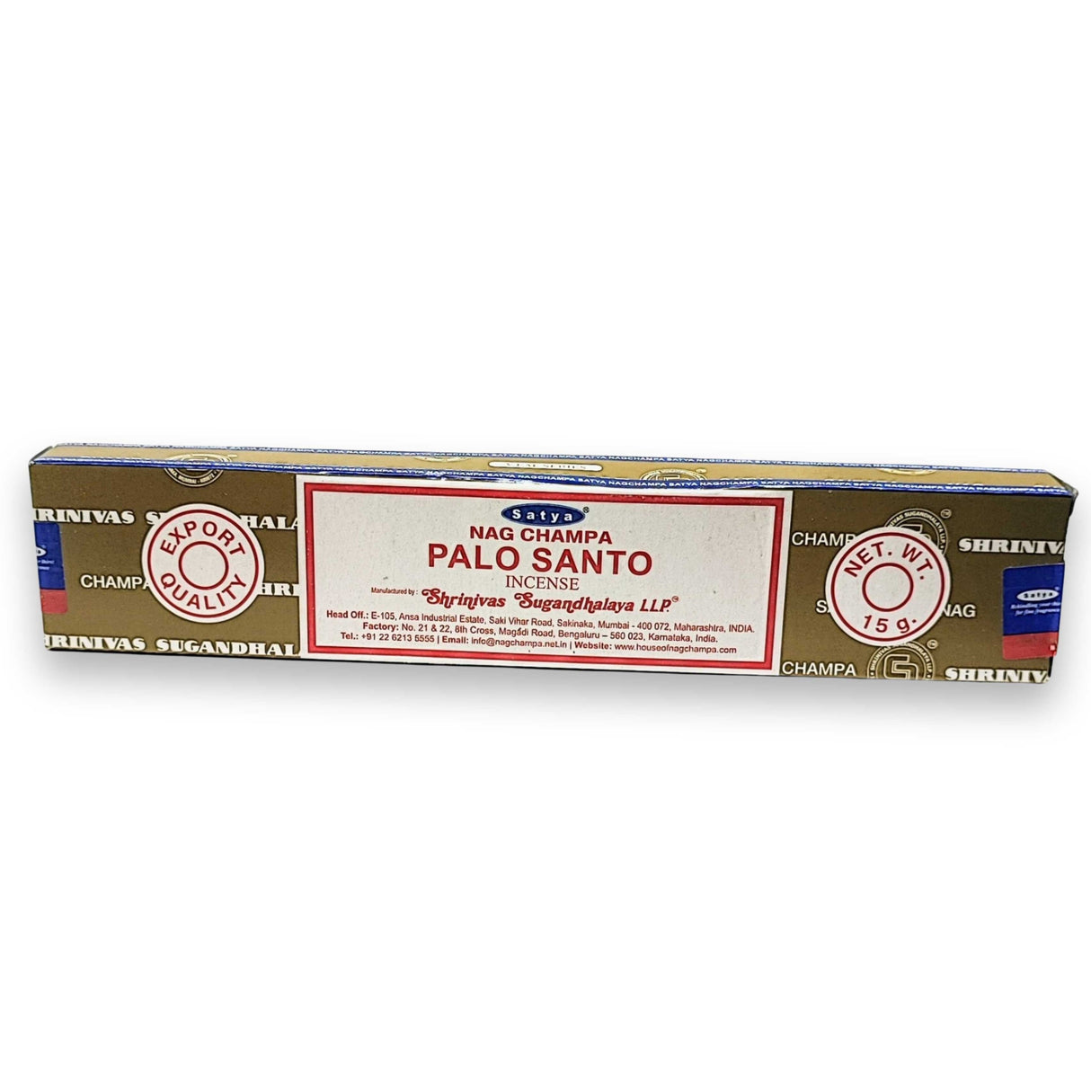 Incense Sticks - Satya - Palo Santo - Box of 15g