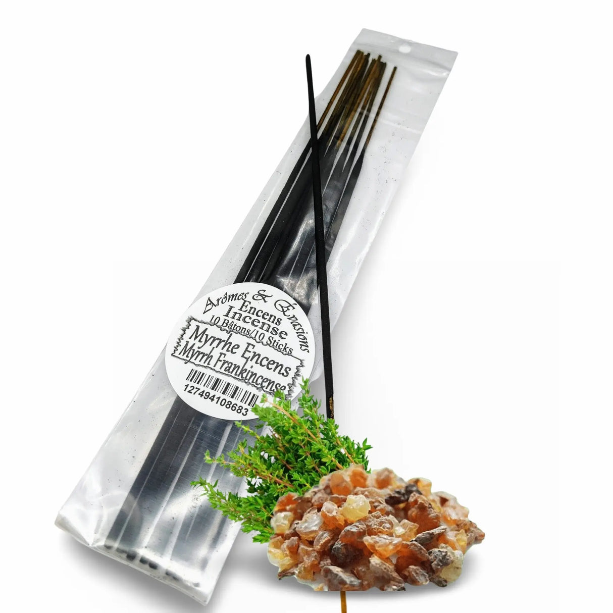 Incense Sticks - Myrrh & Frankincense - Pack of 10