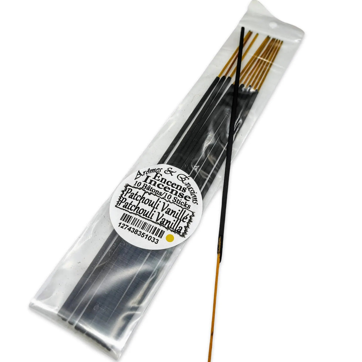Incense Sticks - Patchouli Vanilla - Pack of 10