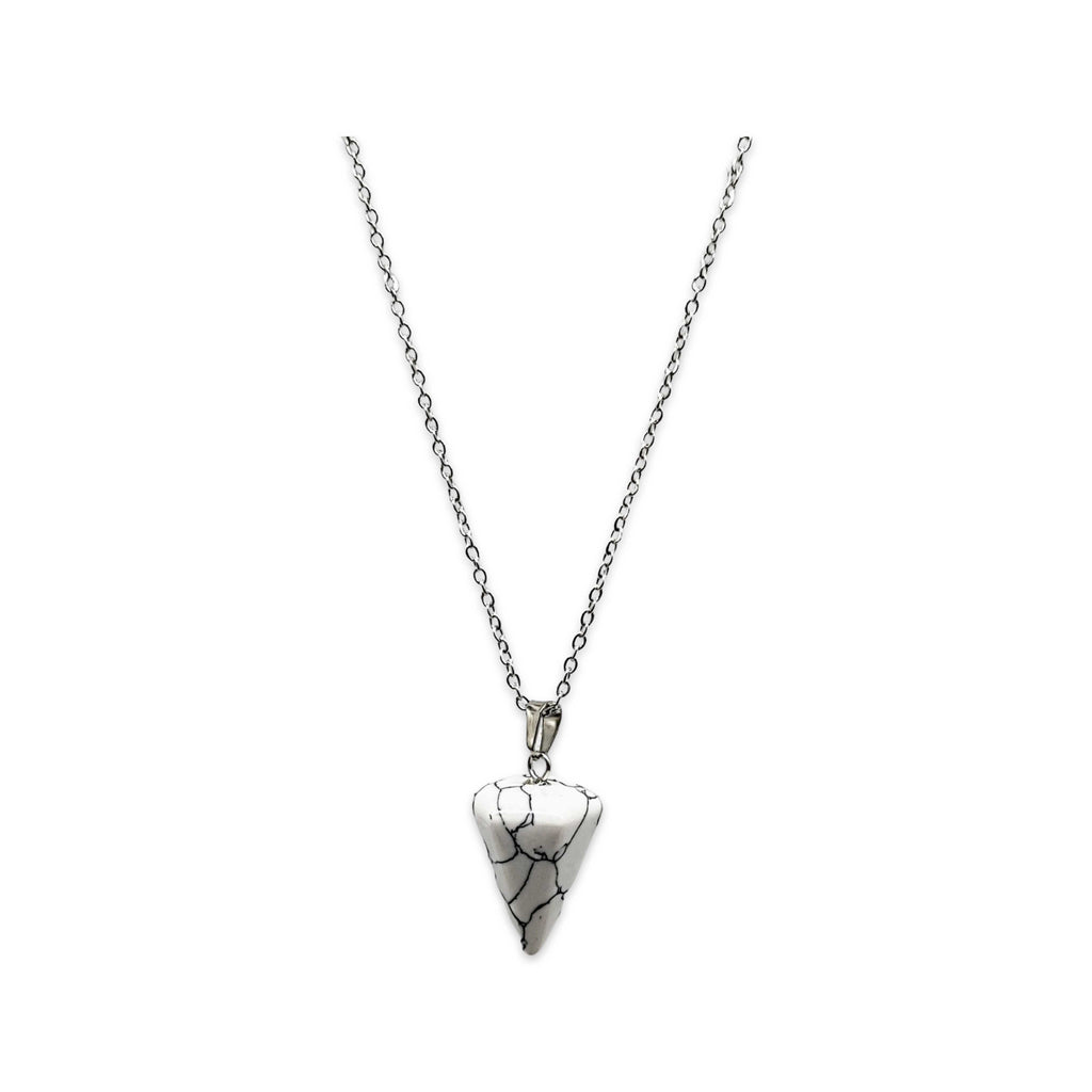 Necklace -Mini Cone -Howlite