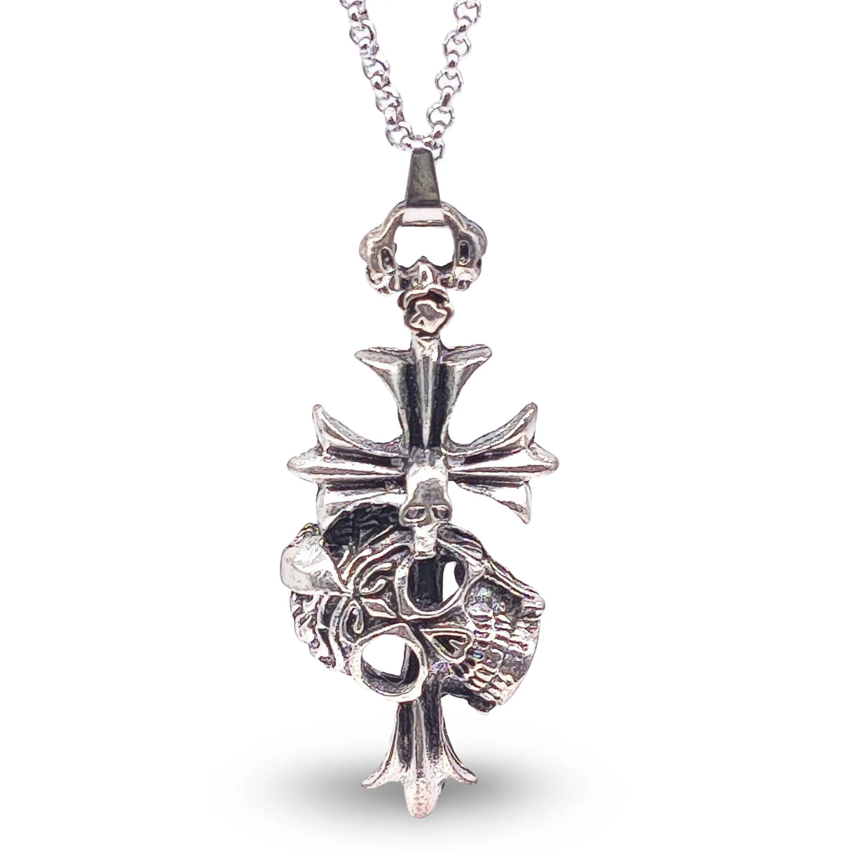 Necklace -Stainless Steel Skull