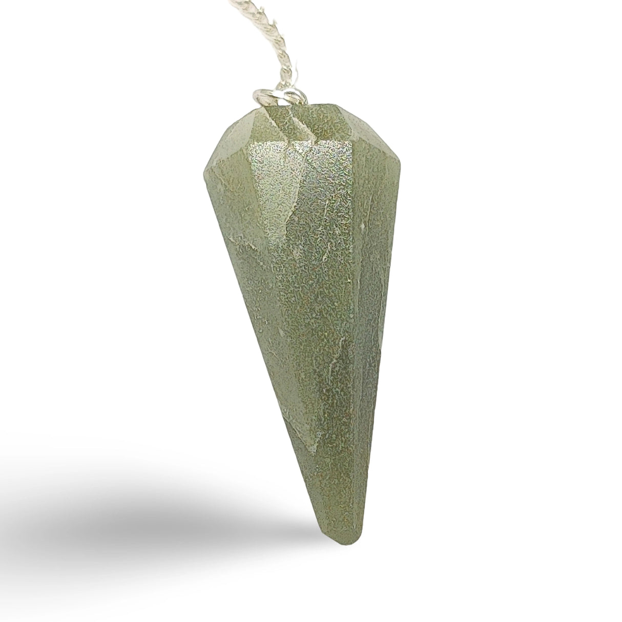 Pendulum Faceted -Green Aventurine