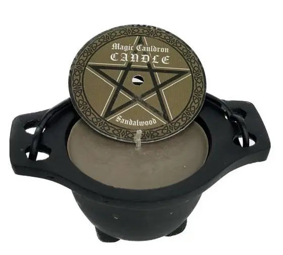 Ritual Candle -Magic Cauldron -Stress Relieve Sandalwood