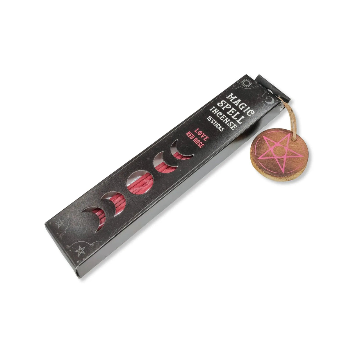 Ritual Incense Box - Magic Spell - Incense Sticks Red Rose for Love
