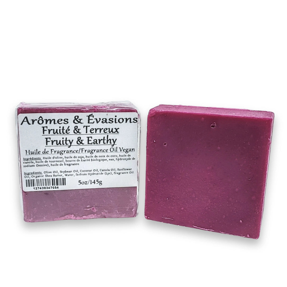 Soap Bar - Cold Process - Fruity & Earthy - 5.2oz