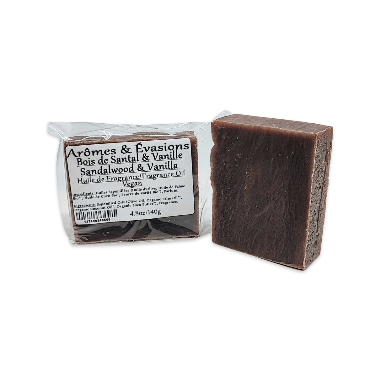 Soap Bar - Cold Process - Sandalwood Vanilla