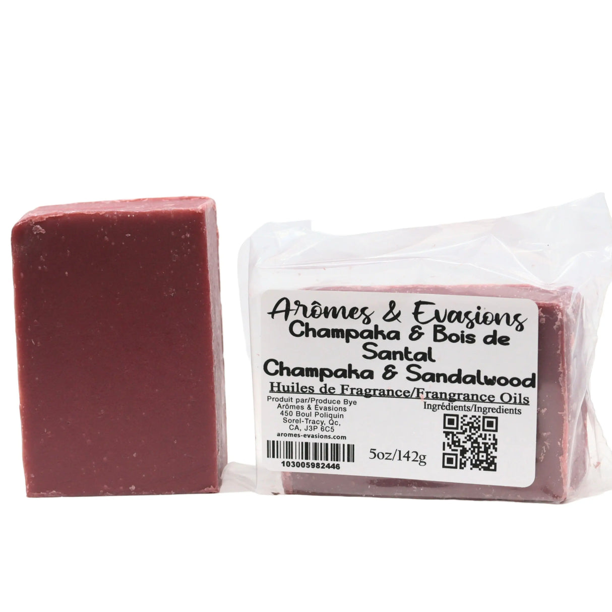 Soap Bar - Cold Process - Champaka & Sandalwood - 5oz