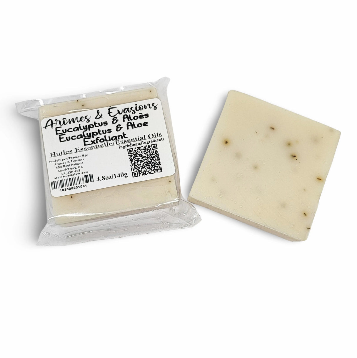 Soap Bar -Cold Process -Exfoliant -Eucalyptus & Aloe