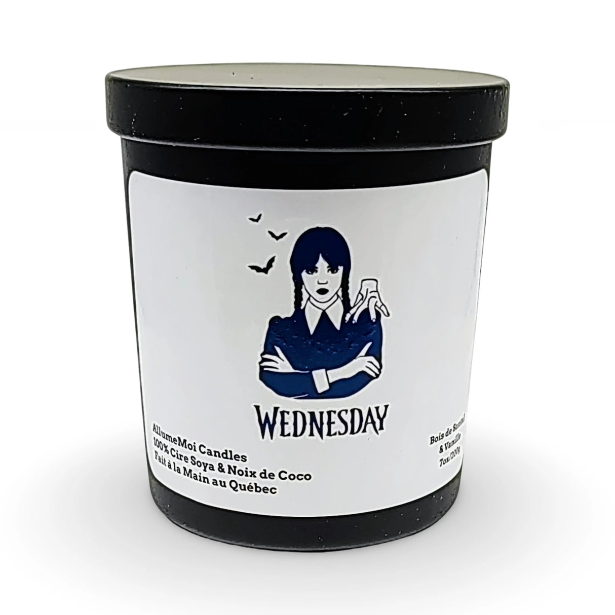 Soy Candle -Wenesday -Sandal Vanilla -7oz