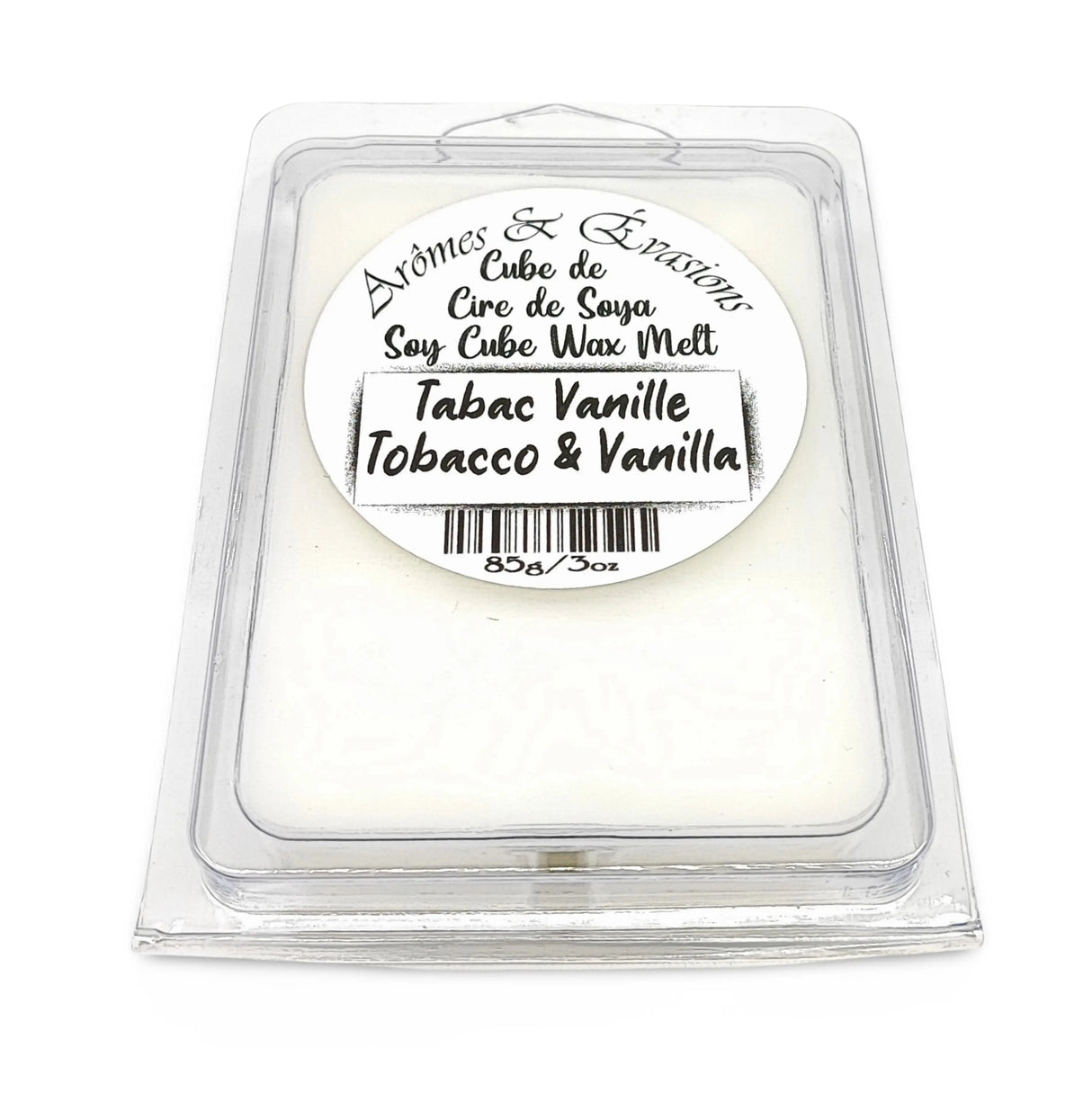 Soy -Scented Wax Melts Tart Cube Tobacco & Vanilla