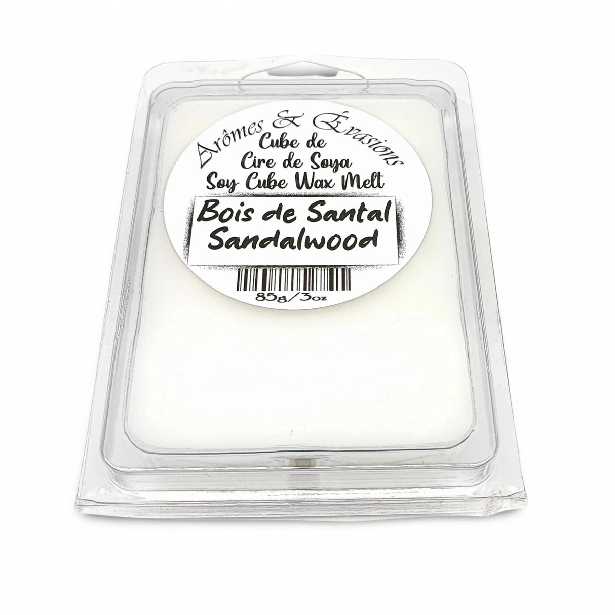 Soy -Scented Wax Melts Tart Cube Sandalwood
