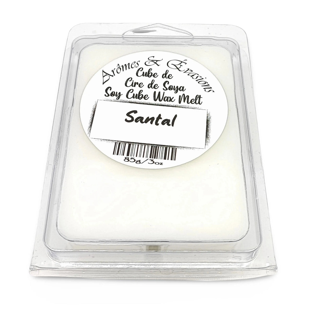 Soy -Scented Wax Melts Tart Cube Santal