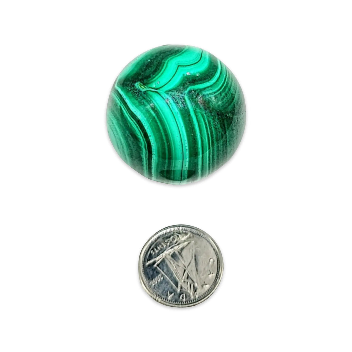 Sphere -Malachite -1"