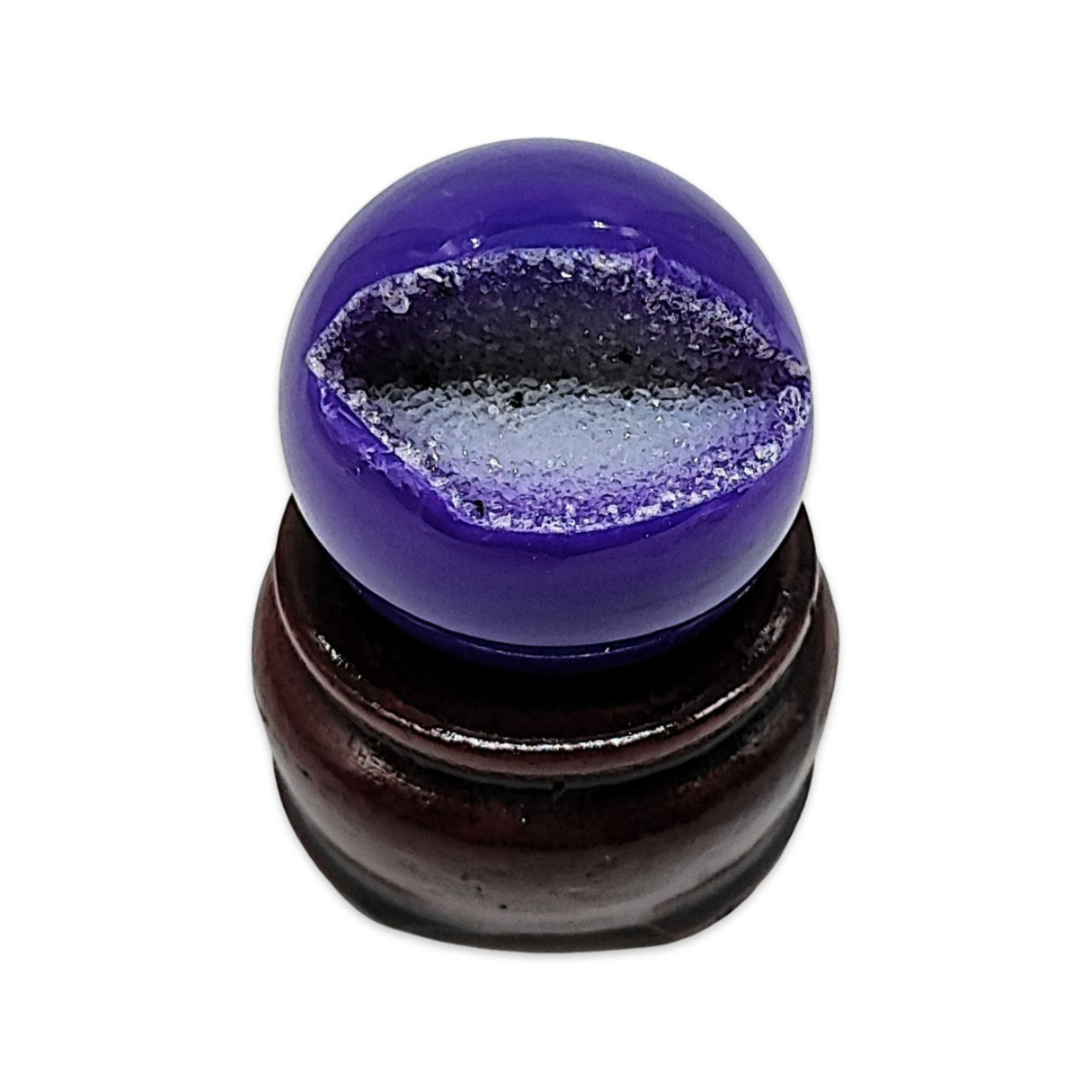 Sphere -Purple Agate -1.5"