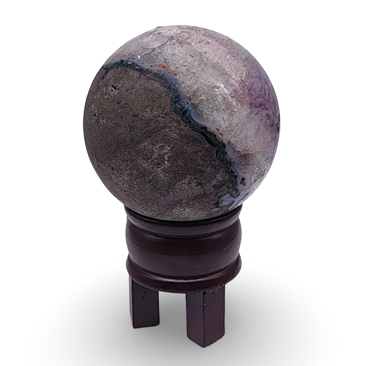 Sphere -Amethyst Druzy -70mm to 80mm