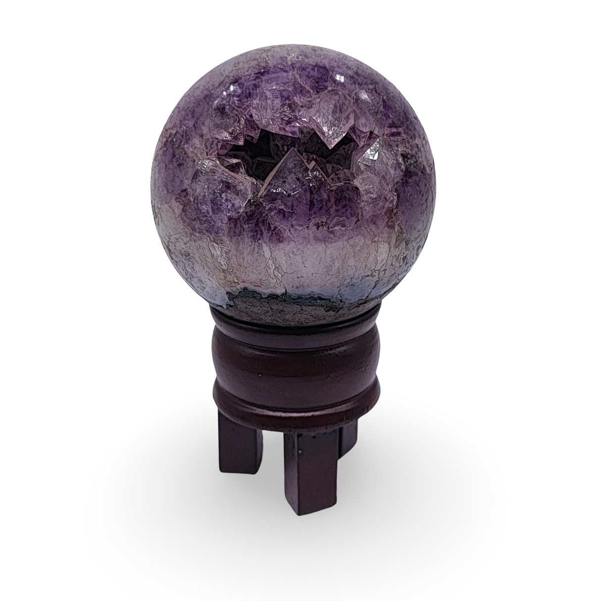 Sphere -Amethyst Druzy -70mm to 80mm