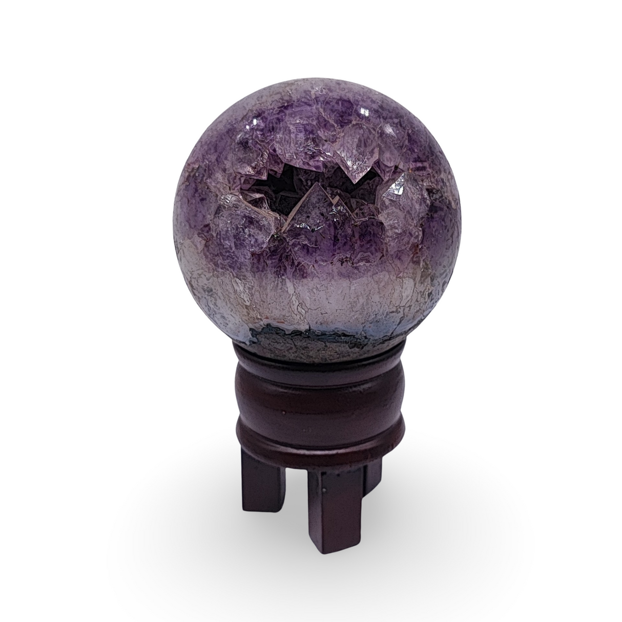 Sphere -Amethyst Druzy -70mm to 80mm