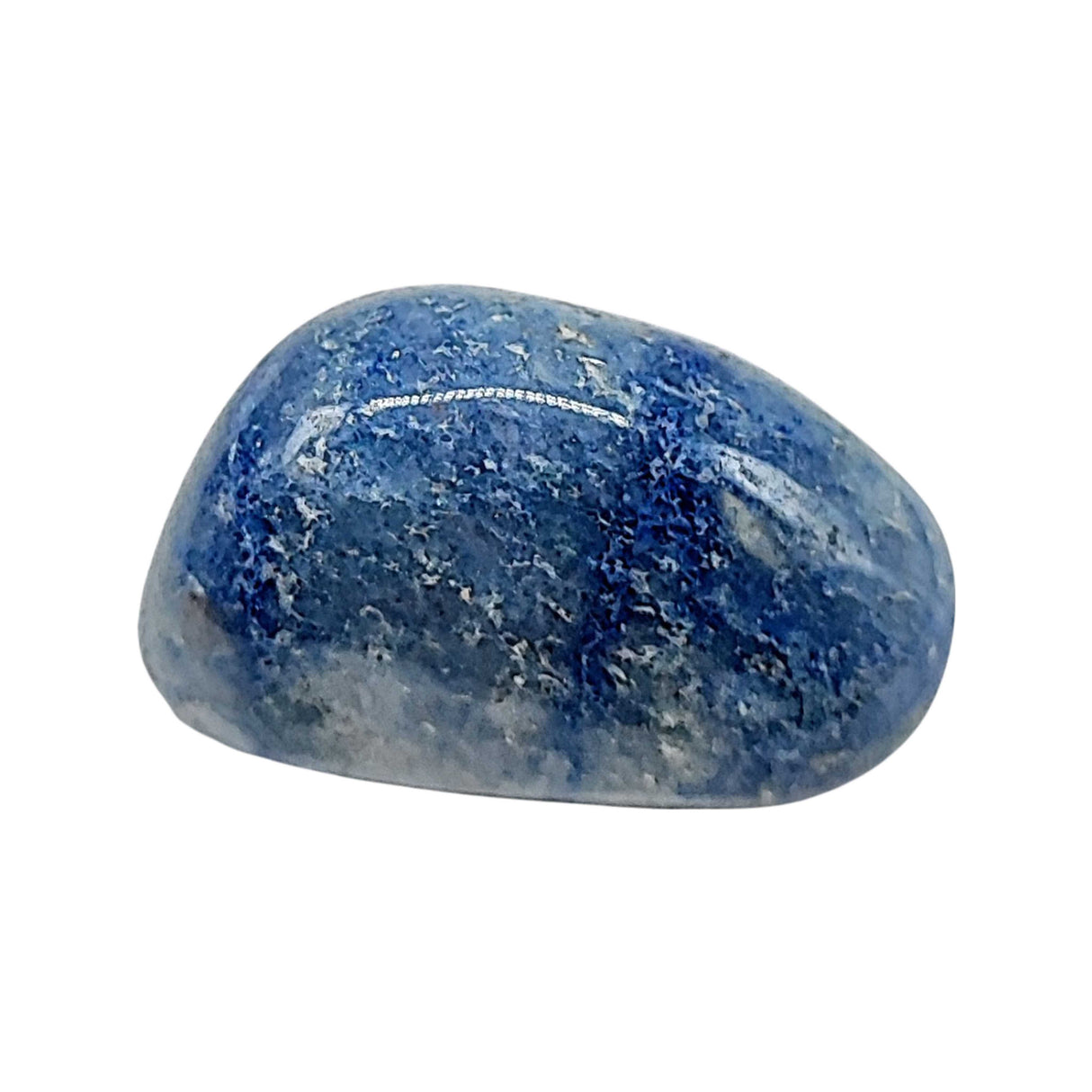 Stone -Blue Quartz -Tumbled -Medium