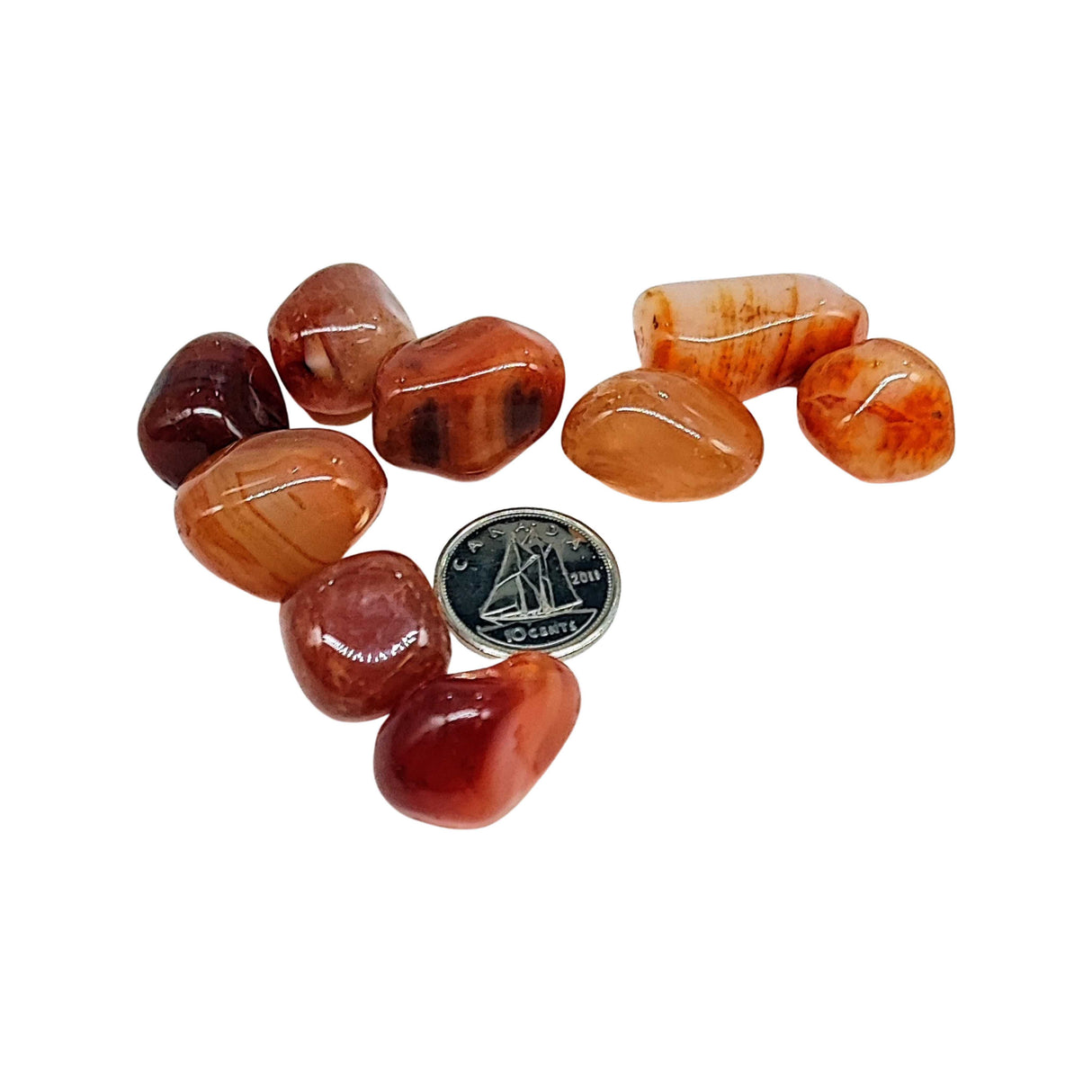 Stone -Carnelian -Tumbled -Extra Small