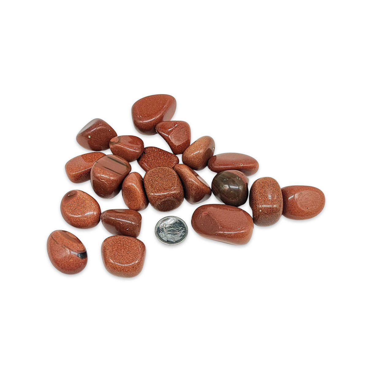 Stone -Goldstone -Tumbled -Medium