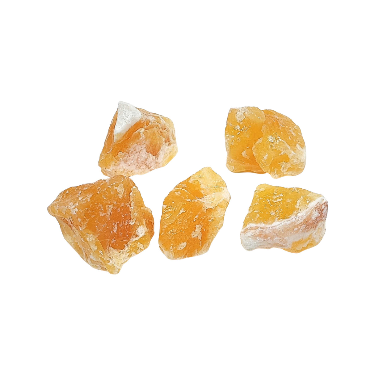 Stone -Orange Calcite -Rough -Extra Large