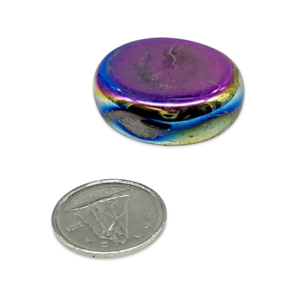 Stone -Rainbow Hematite Magnetic -Tumbled