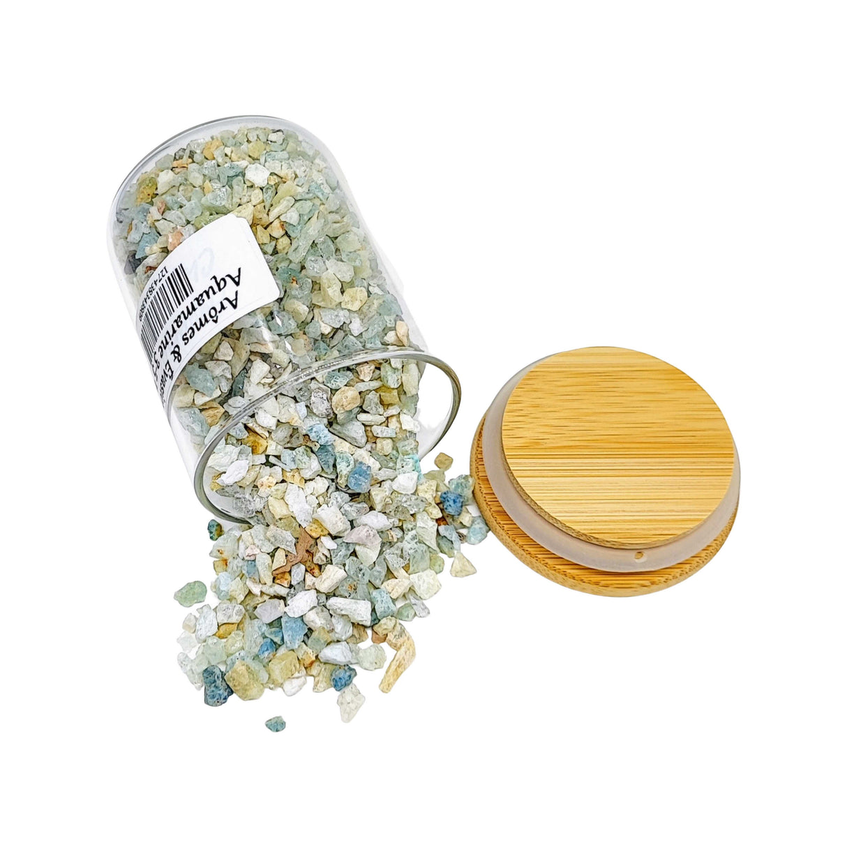 Stone - Rough Chips - Aquamarine - 3 to 5mm