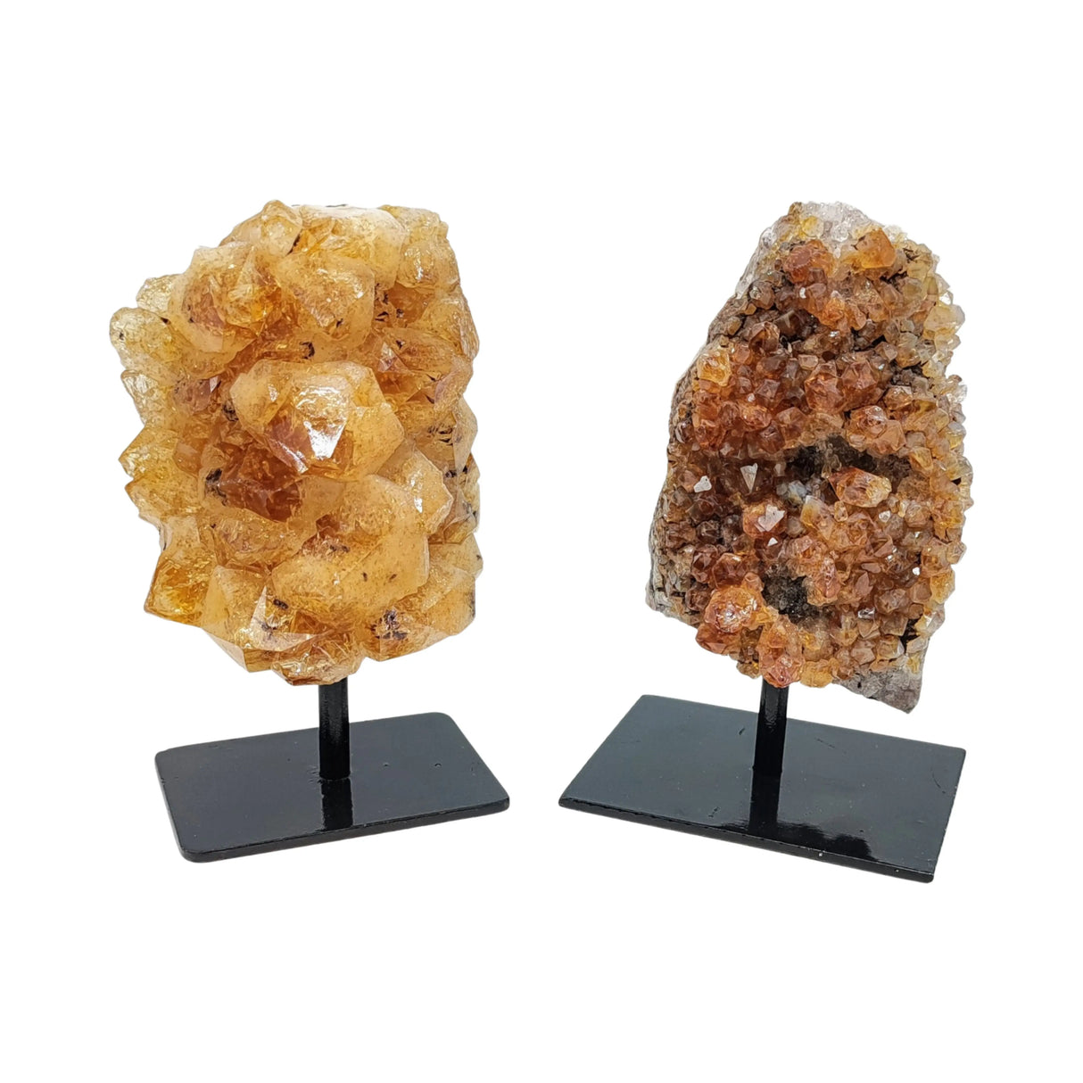 Stone -Specimen -Citrine on Metal Stand -Rough