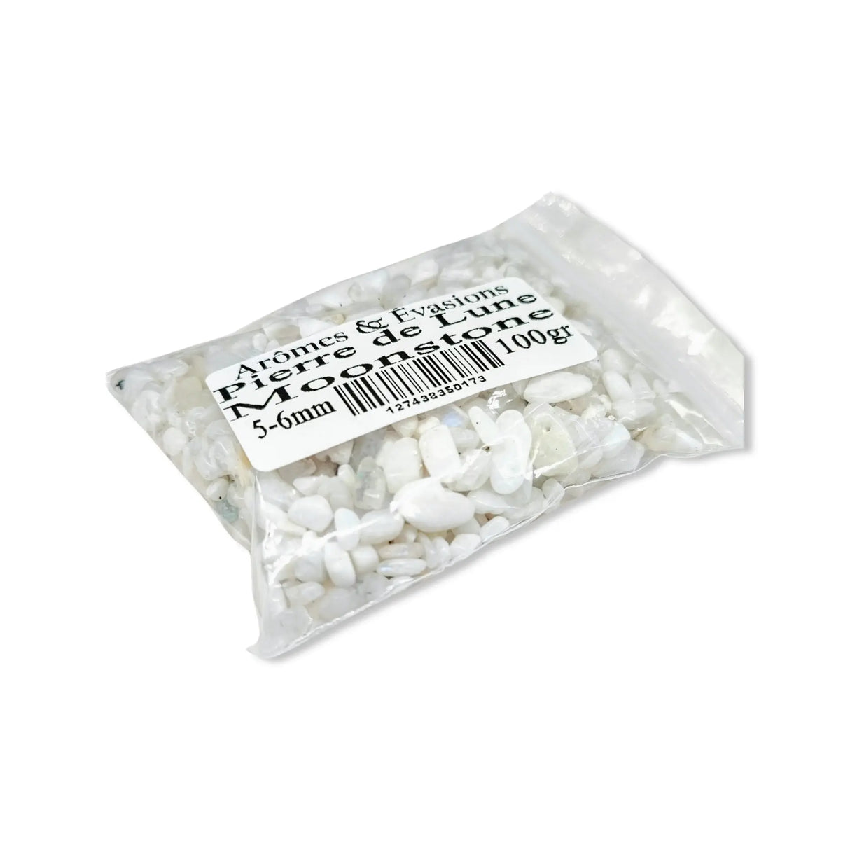 Stone - Tumbled Chips - Moonstone - 5 to 6mm