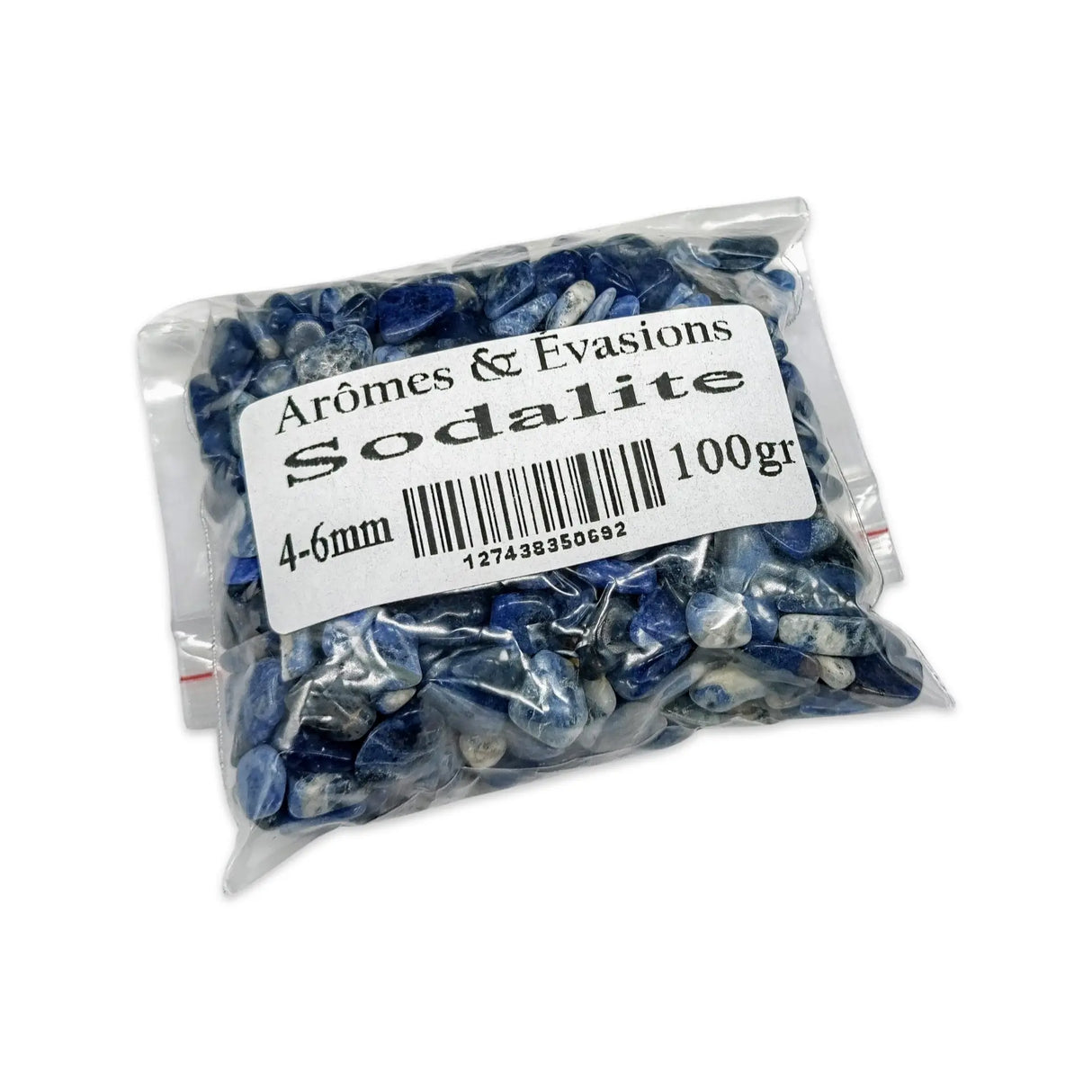 Stone - Tumbled Chips - Sodalite - 4 to 6mm 100 g