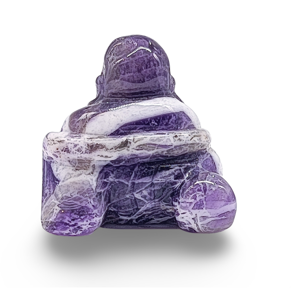 Stone -Natural Amethyst -Sculpture -Buddha