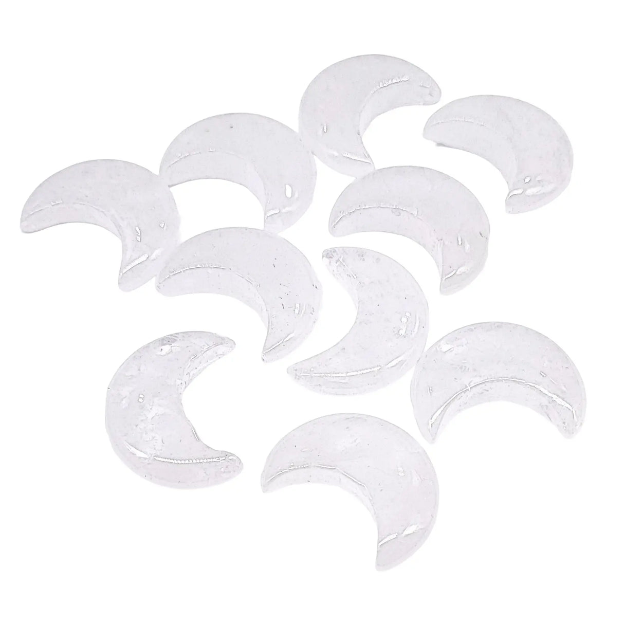 Stone -Natural Crystal Quartz -Sculpture -Moon