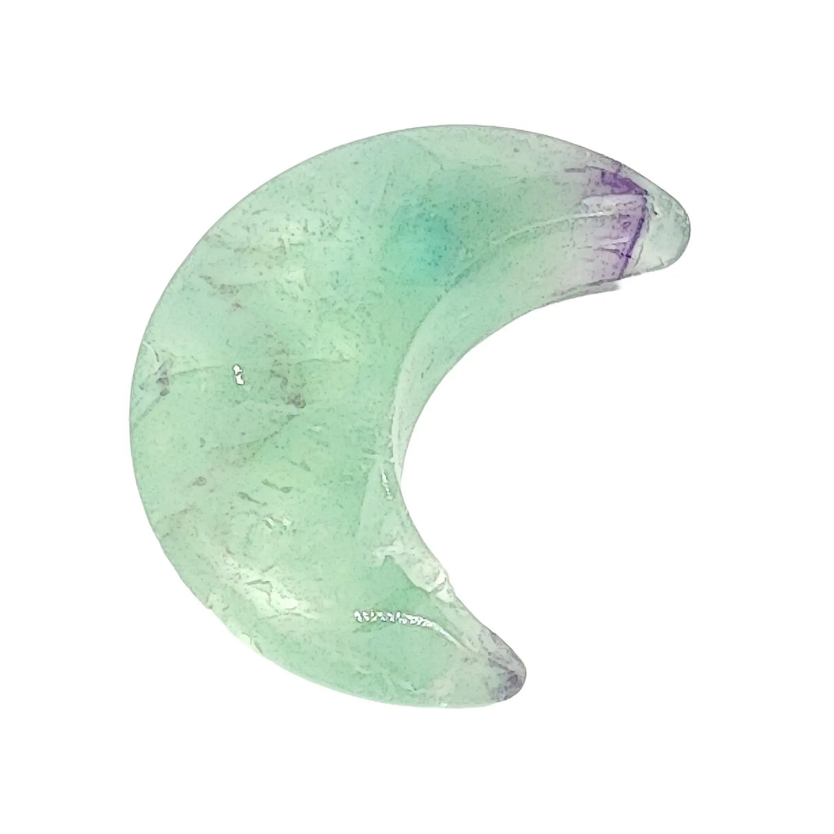 Stone -Natural Fluorite -Sculpture -Moon