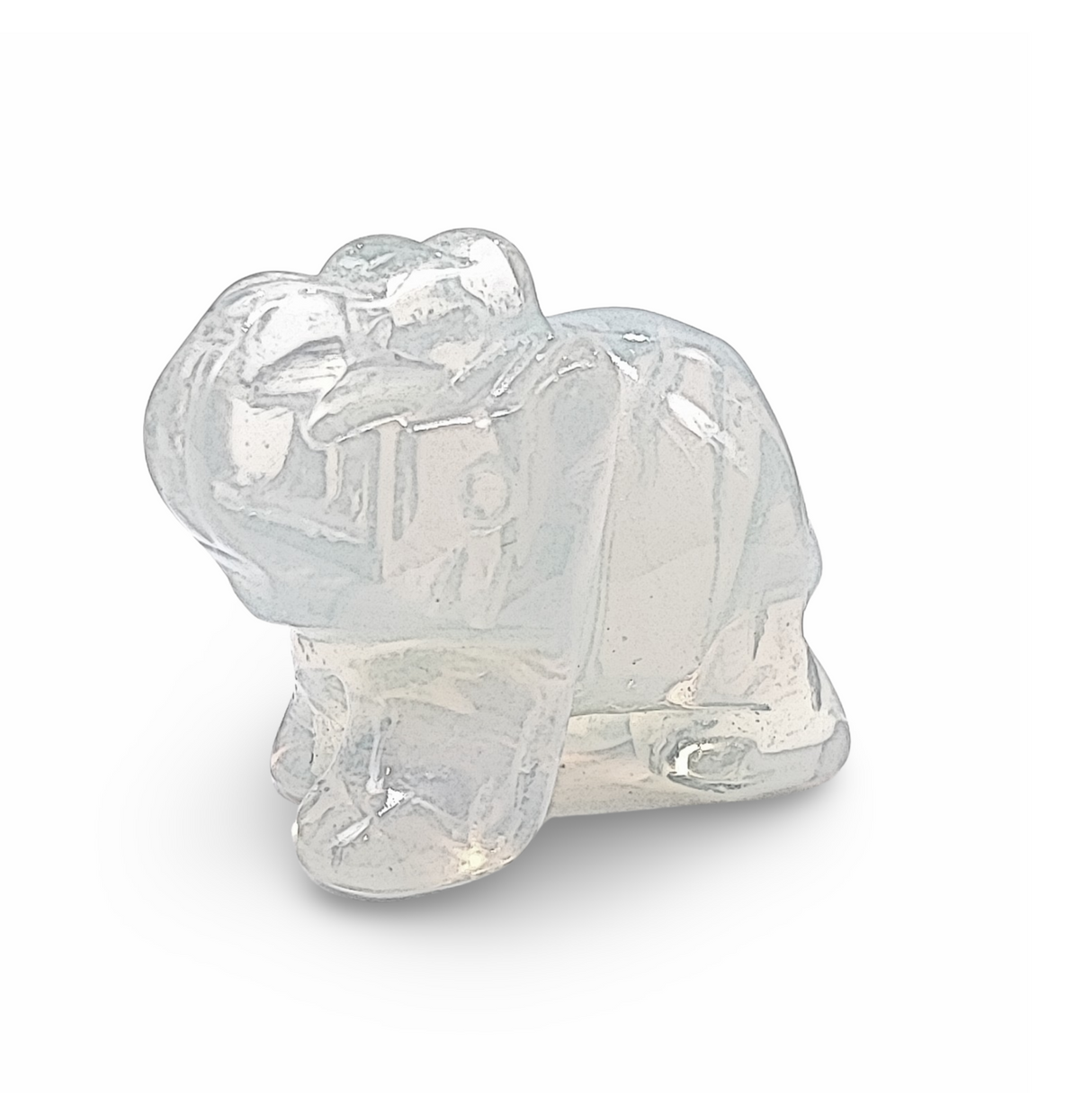 Stone -Natural Opalite -Sculpture -Elephant