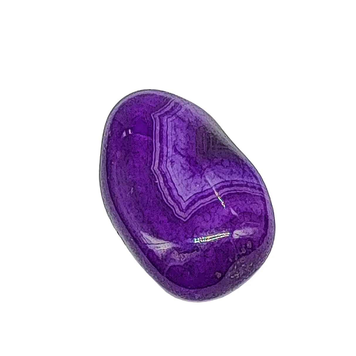 Stone -Purple Agate -Tumbled