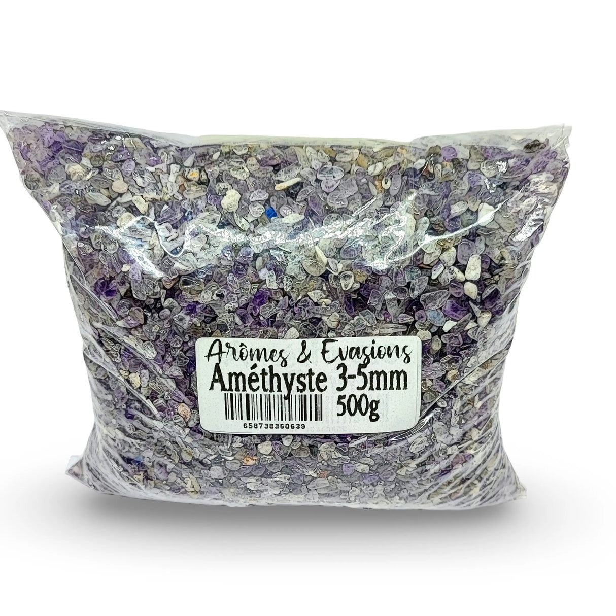 Stone - Tumbled Chips - Amethyst - 3 to 5mm 500 g