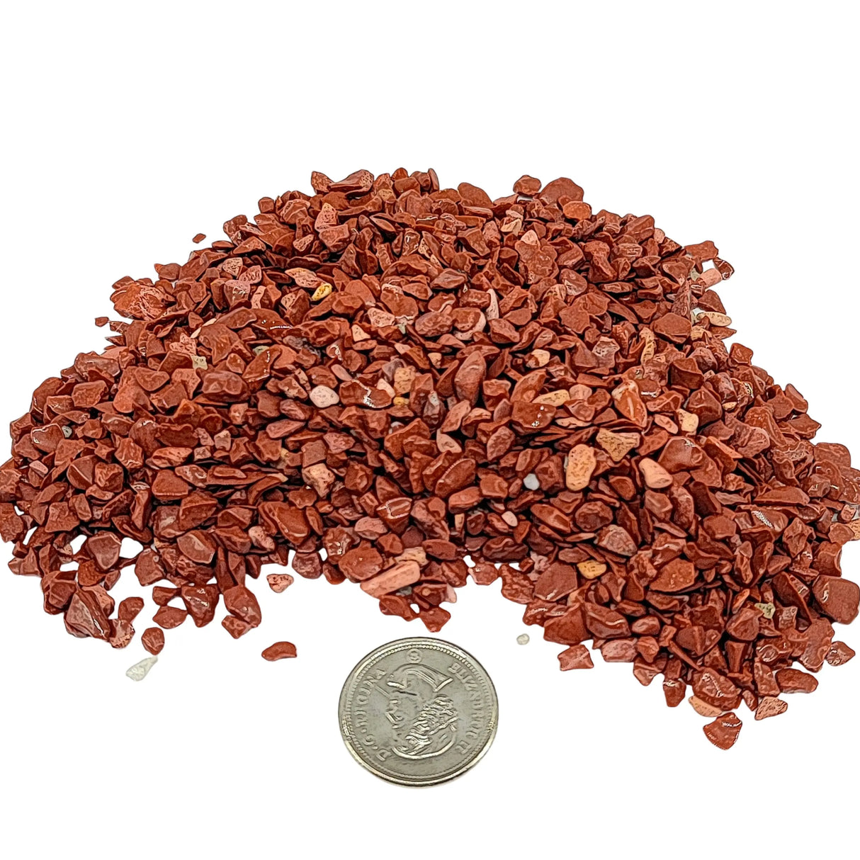 Stone - Tumbled Chips - Red Jasper - 2 to 3mm