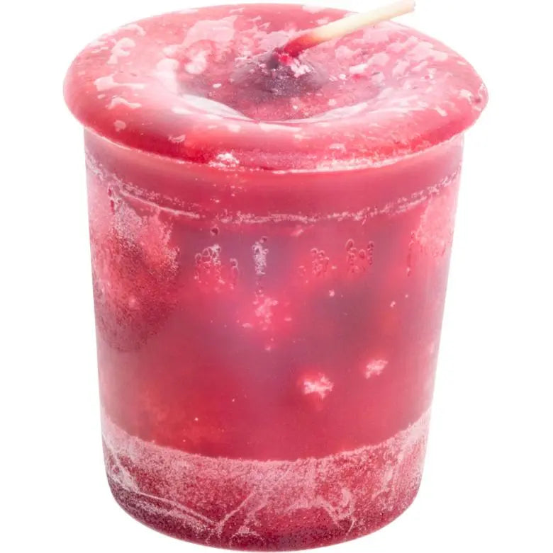 Votive Herbal - Scented Ritual Candle - Dragons Blood - Red