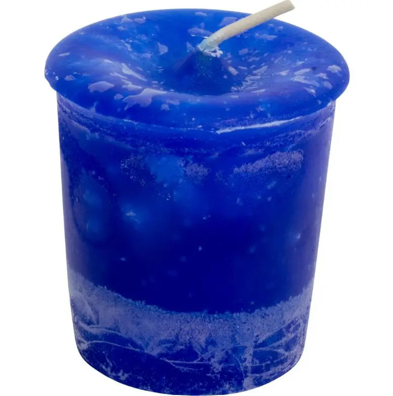 Votive Herbal - Scented Ritual Candle - Good Health - Blue -Ritual Candle -Arômes & Évasions
